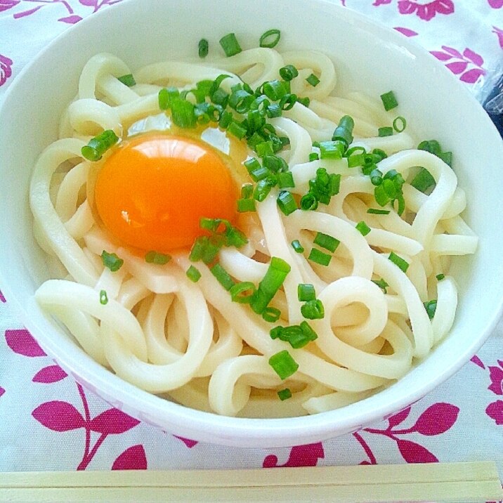 シンプル！即効でぶっかけうどん！